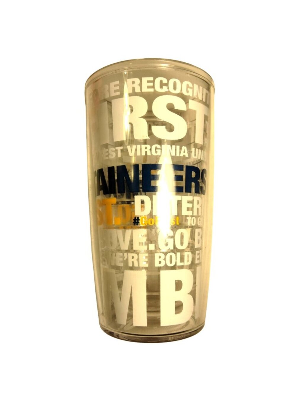 Tervis Travel Cup West Virginia University Mountaineers Go First Dream No Lid - Picture 2 of 7